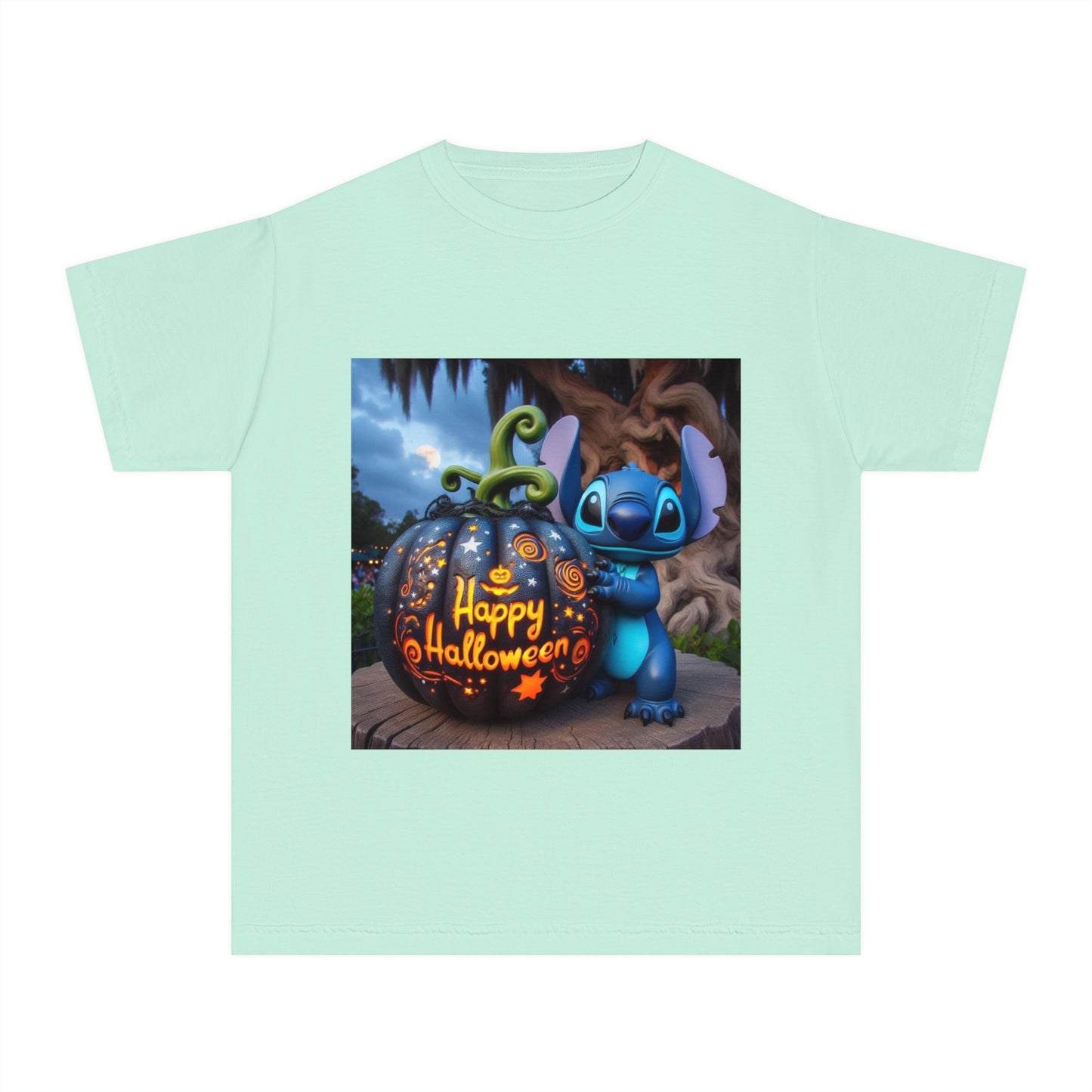 Happy Halloween Stitch tee