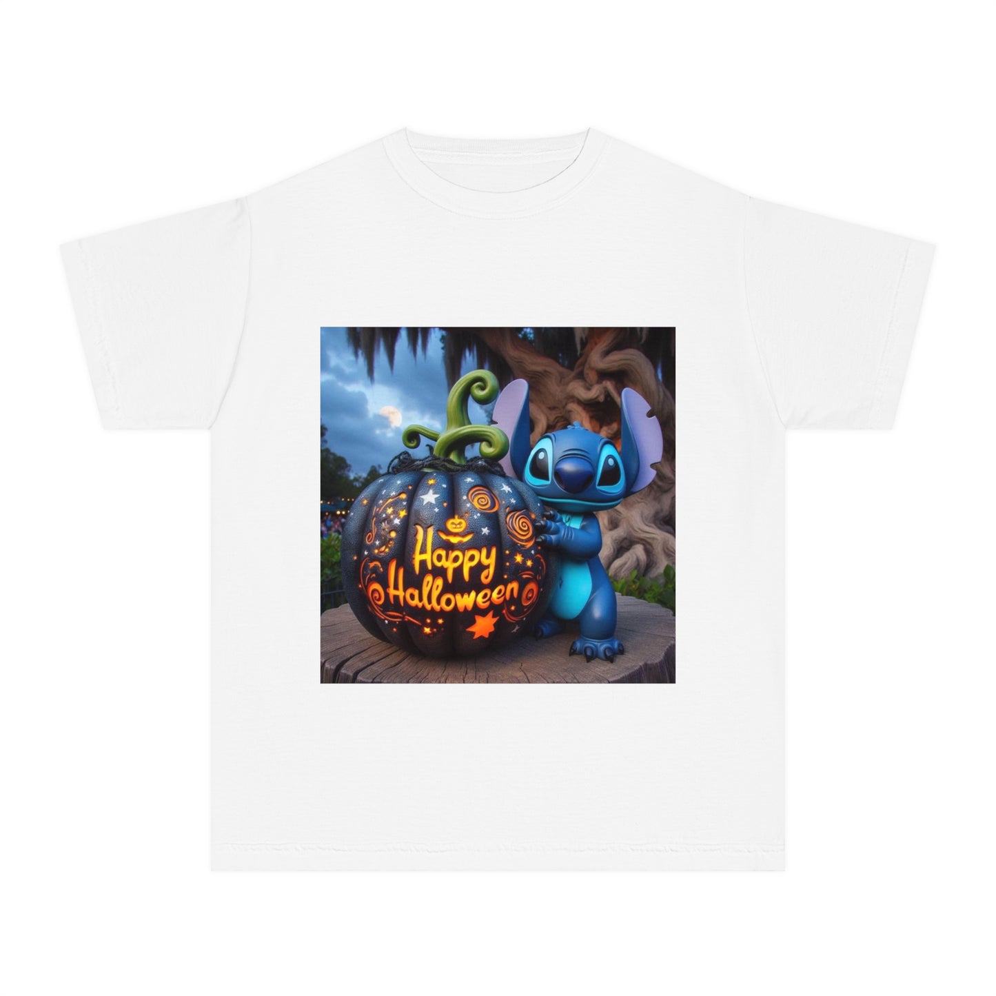 Happy Halloween Stitch tee