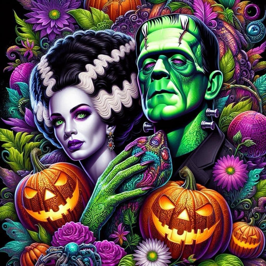 Frankenstein and Bride